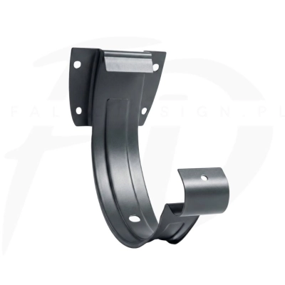 Hak doczołowy stalowy Inguri 125 kolor grafitowy ciemny RAL 7016